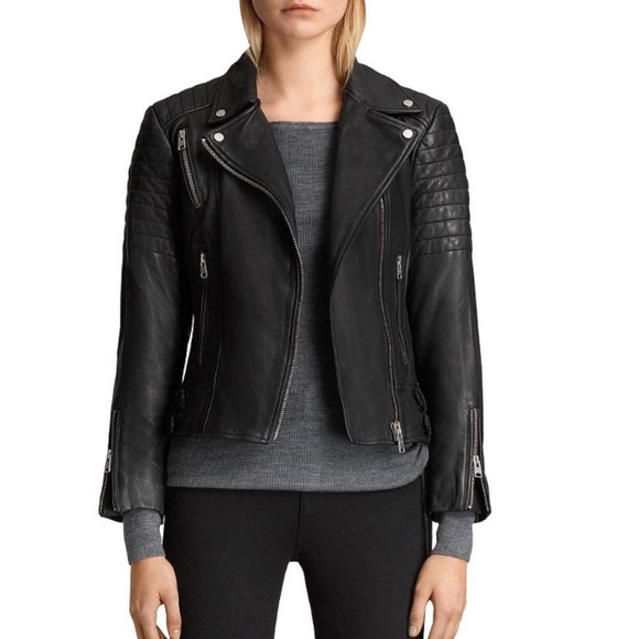 All Saints Jackets & Blazers - All Saints Papin Leather Jacket